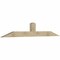 Ekena Millwork Portland Rough Sawn Timber Gable Bracket, Douglas Fir, 96"W x 16"H x 4"D x 6"F, 4/12 Pitch GBW096X16X0406POR00RDF - alternate 5